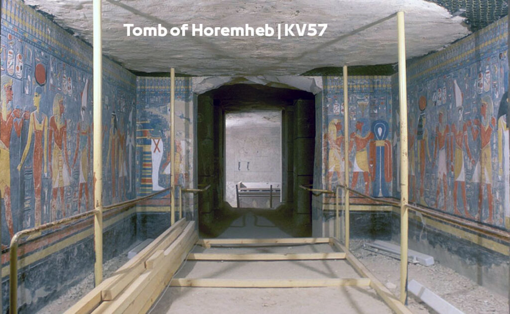 Tomb of Horemheb in the Valley of the Kings, Luxor, Egypt - KV57 مقبرة الملك حور محب