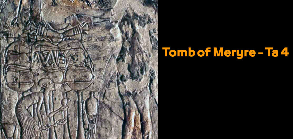 Tomb of Meryre in Tell El-Amarna, Al Minya, Egypt - Ta 4 | Egyptian Tombs مقبرة مري رع الأول