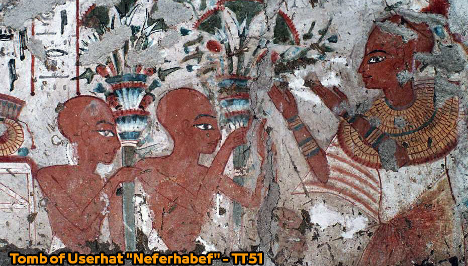 Tomb of Userhat "Neferhabef" - TT51 in Tombs of The Nobles, Luxor “Thebes” Egypt | Facts Egyptian Tombs