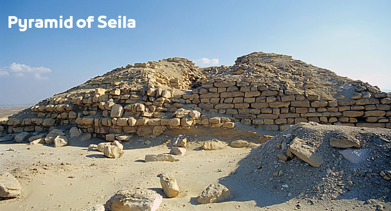 Pyramid of Seila In Fayoum, Egypt