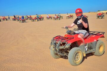 Vanuit El Gouna rit met quad