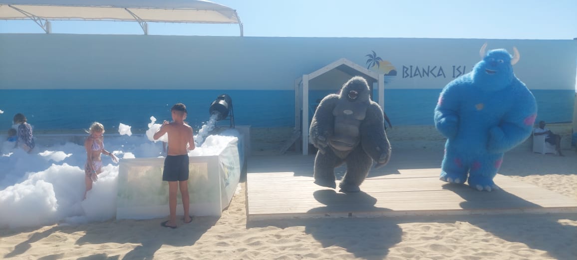 Foam Party for kids and Couples bianca